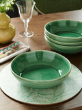 Nina Campbell Meadow Pasta Bowl Set of 4, imported from the UK