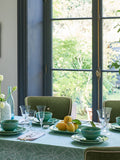 Nina Campbell Green Meadow serving platter, imported from the UK