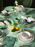 Nina Campbell Green Meadow serving platter, imported from the UK