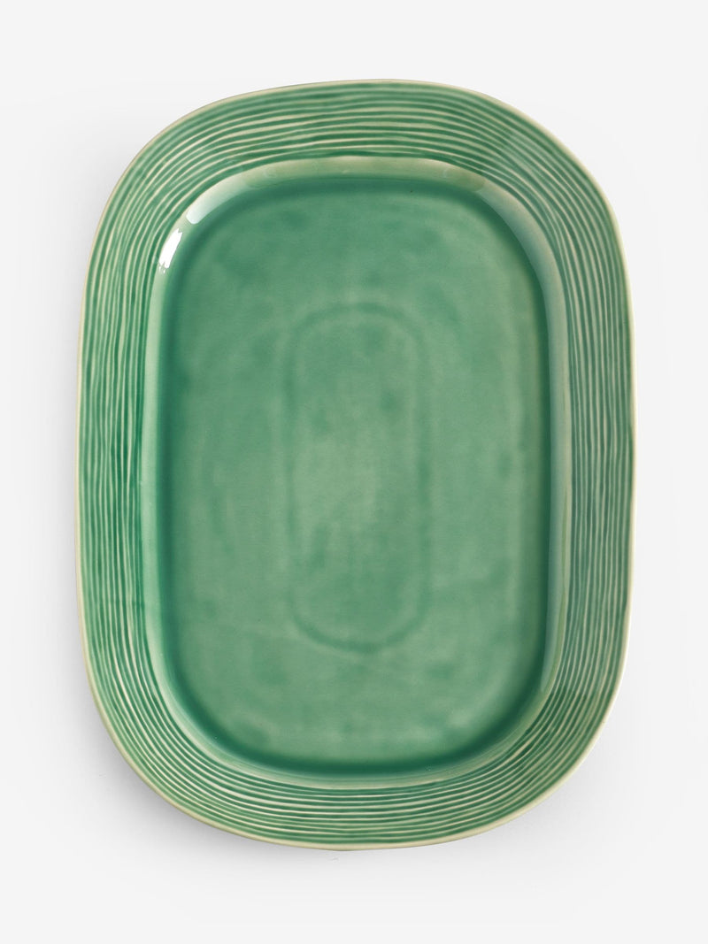 Nina Campbell Green Meadow serving platter, imported from the UK