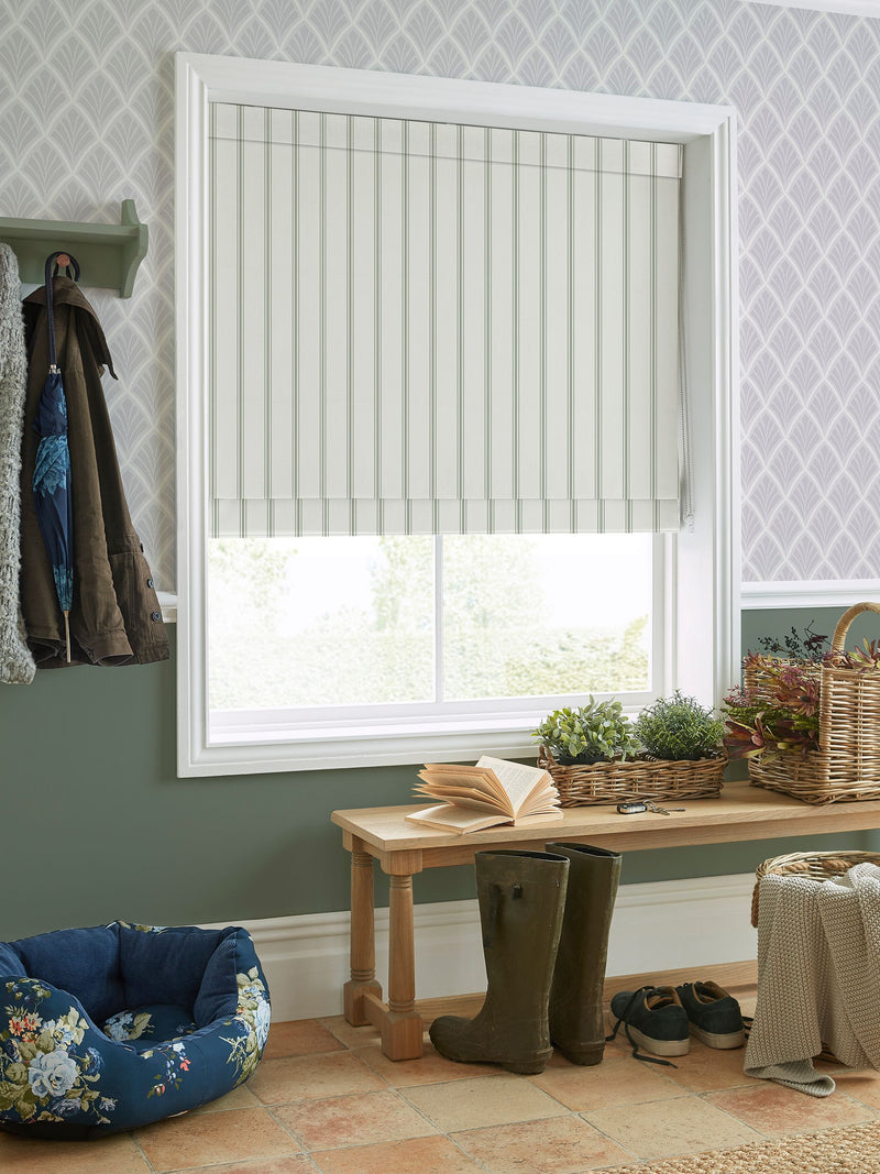 Laura Ashley Farnworth Stripe Roman blind, UK version