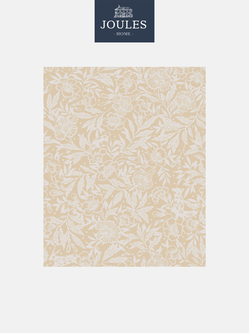 Joules Ditsy wallpaper sample cream twilight (British brand)