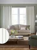 Laura Ashley Fresh Green Farnworth stripe curtains, imported from the UK