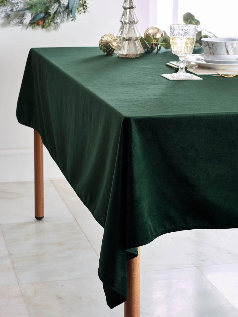 Green Velvet Tablecloth, UK version