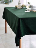 Green Velvet Tablecloth, UK version