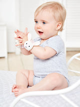 Next JoJo Maman Bébé Pink Bunny Wrist Rattles- Buy online at McGrocer