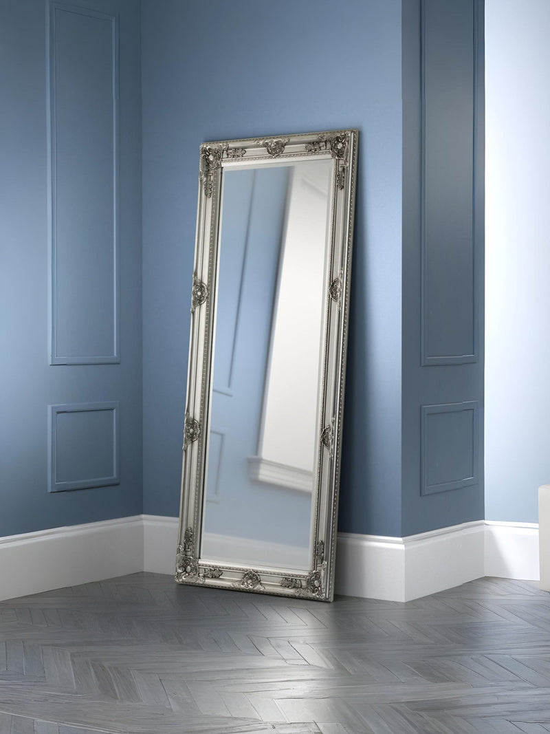 Julian Bowen pewter grey dress mirror 170cm, UK version