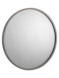 Julian Bowen Octave round mirror pewter grey, imported from the UK