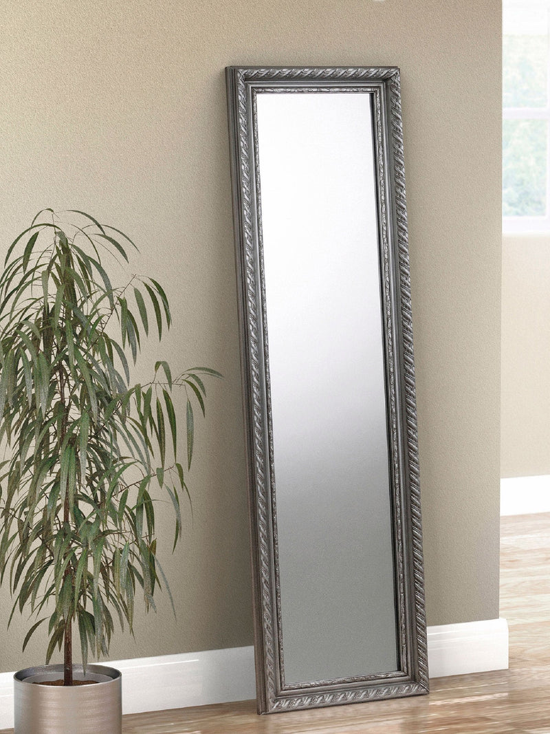 Julian Bowen Allegro Pewter Grey Dress Mirror, UK version