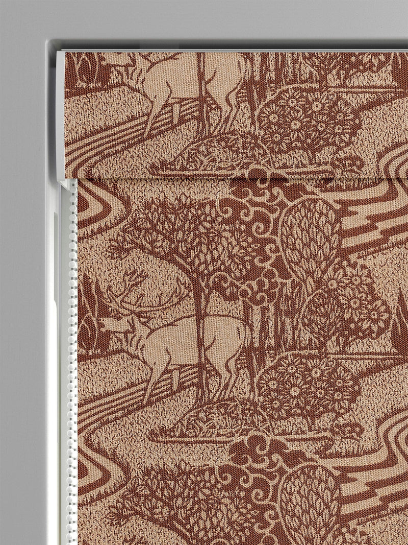 Laura Ashley Orange Trecastle Roman blind - British product