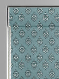 Laura Ashley blaues Gower-Römischrollo, UK-Version