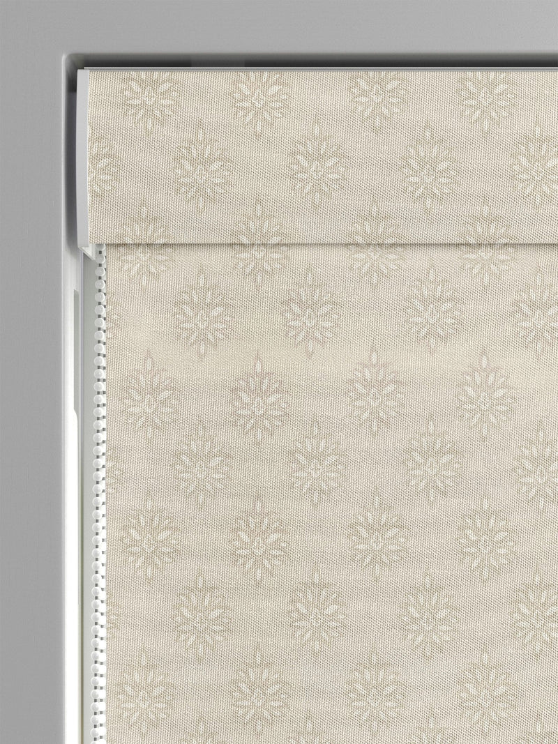 Laura Ashley grey 100% cotton roman blind, imported from the UK