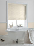 Laura Ashley grey 100% cotton roman blind, imported from the UK