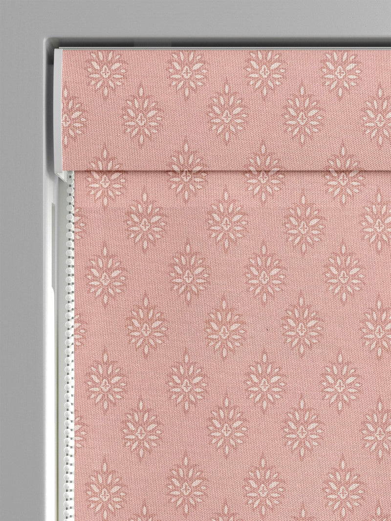 Laura Ashley pink Gower roman blind made to measure (British brand)