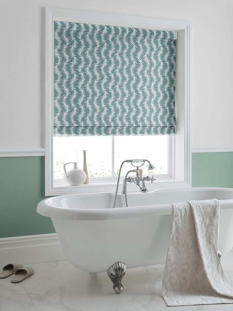 Laura Ashley Blue Dee roman blind, imported from the UK