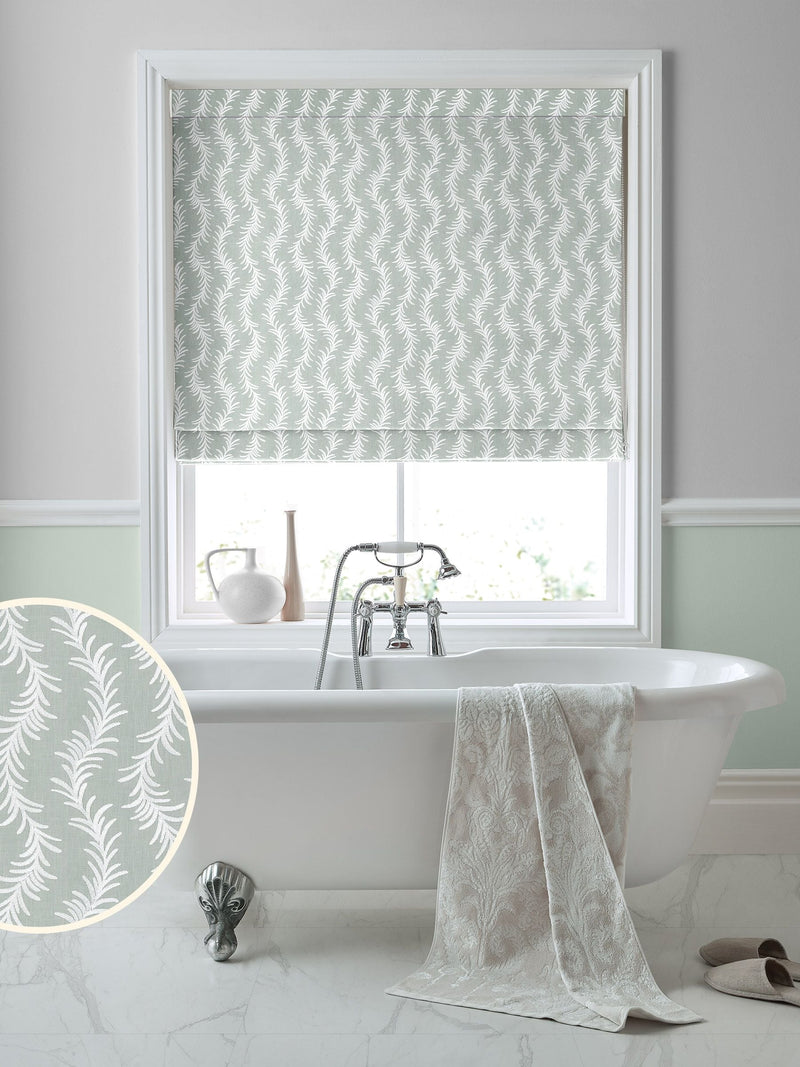 Laura Ashley Green Dee roman blind, UK version