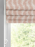 Laura Ashley pink roman blind trailing leaf design, imported from the UK