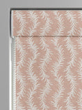 Laura Ashley pink roman blind trailing leaf design, imported from the UK