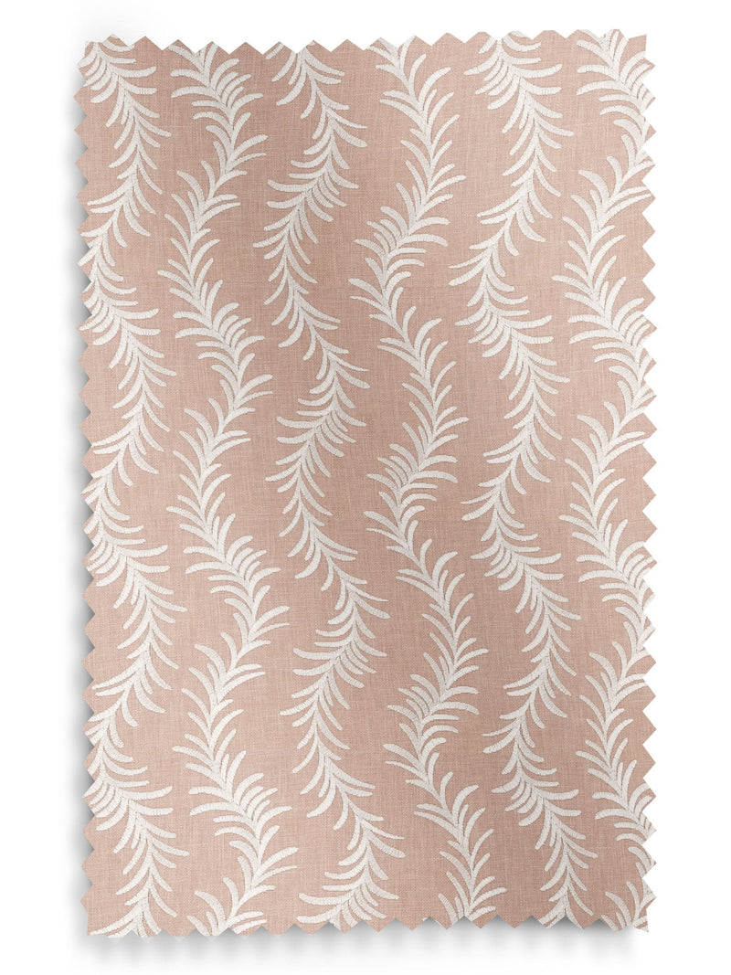 Laura Ashley pink roman blind trailing leaf design, imported from the UK