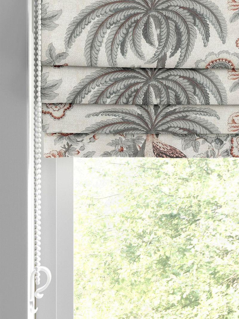 Laura Ashley Burdett grey roman blind made to measure, UK version