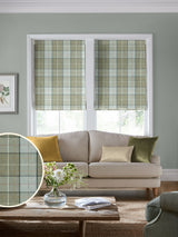 Next Laura Ashley Green Alfriston Roman Blinds- Buy online at McGrocer