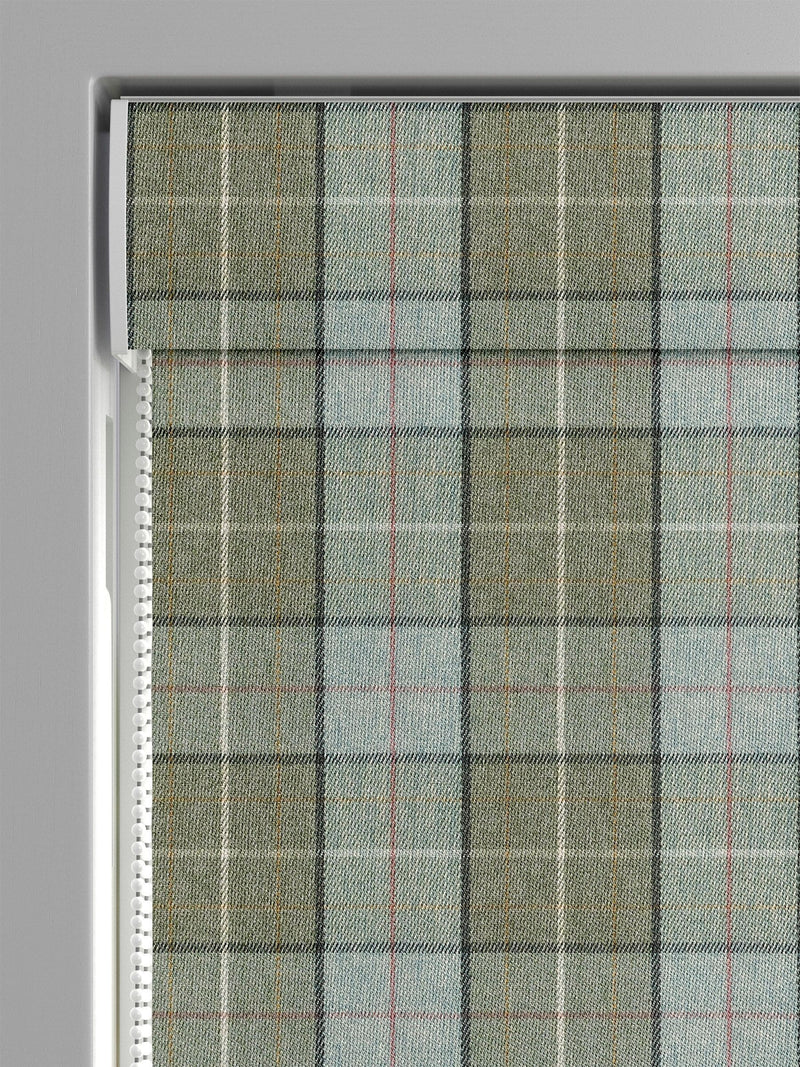 Laura Ashley green Alfriston roman blinds - British product