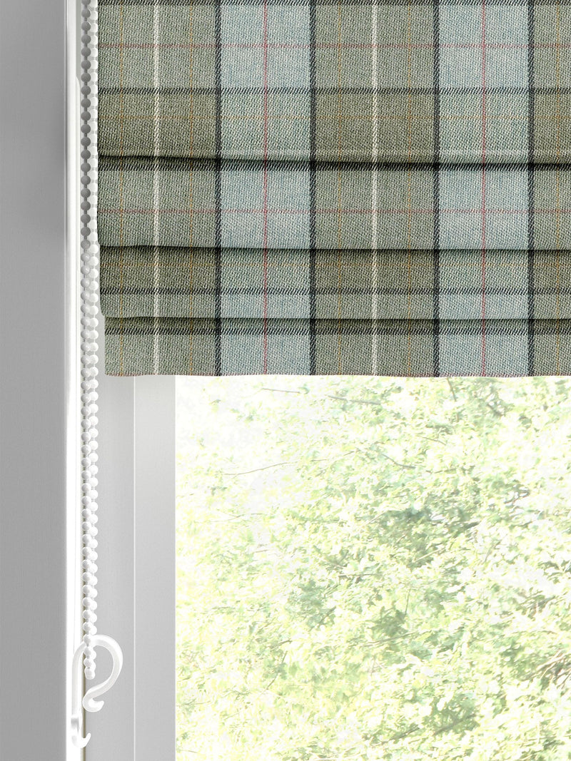 Laura Ashley green Alfriston roman blinds - British product
