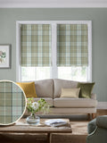 Laura Ashley green Alfriston roman blinds - British product