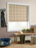 Laura Ashley Roman blinds woven twill check made to measure (British brand)