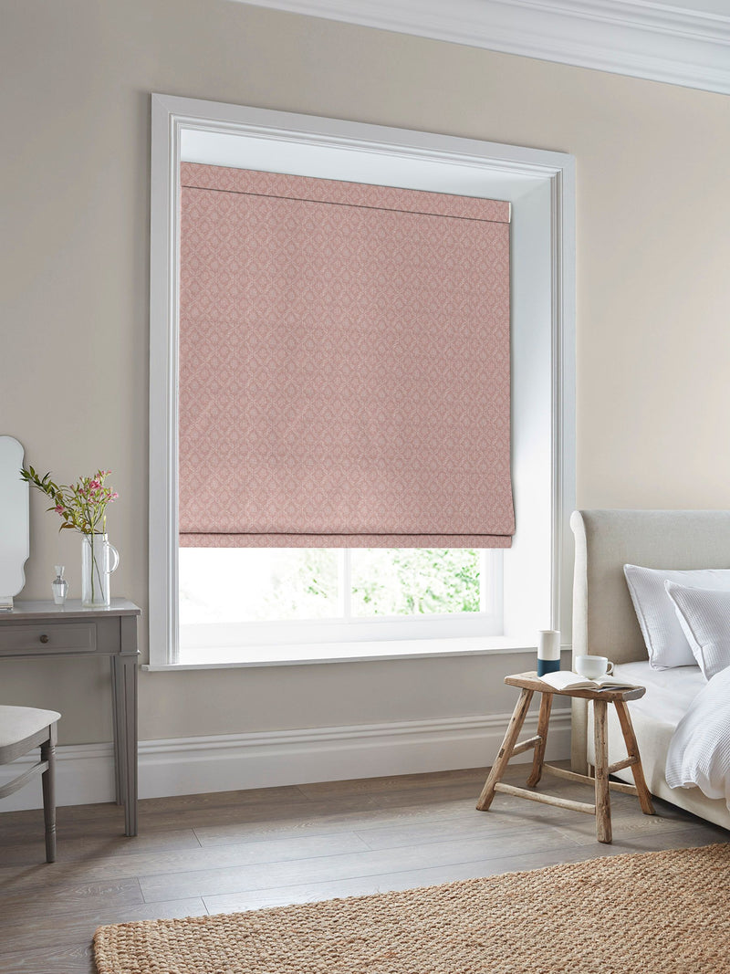 Laura Ashley pink Abingdon roman blind (British brand)