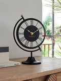 Black globe mantel clock - British product