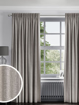 Next Silver Grey Metallic Stripe Made To Measure Curtains- Buy online at McGrocer