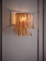 Next Rockett St George Pink Plume Glass Flush Wall Light- Buy online at McGrocer