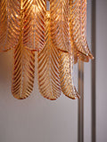 Rockett St George pink plume glass flush wall light, UK version
