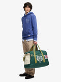 Superdry green Vintage Patch weekender bag - UK version