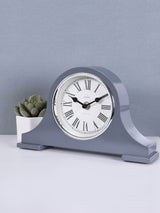 Next Acctim Aston Grey Napoleon Mantel Clock, 15cm x 24cm x 5cm- Buy online at McGrocer