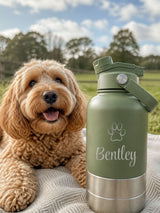 Next Loveabode Personalised Dogs Travel Bottle 3-in-1 32oz- Buy online at McGrocer