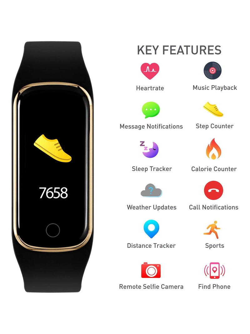 Reflex Active Black Series 8 smart activity tracker watch, imported from the UK