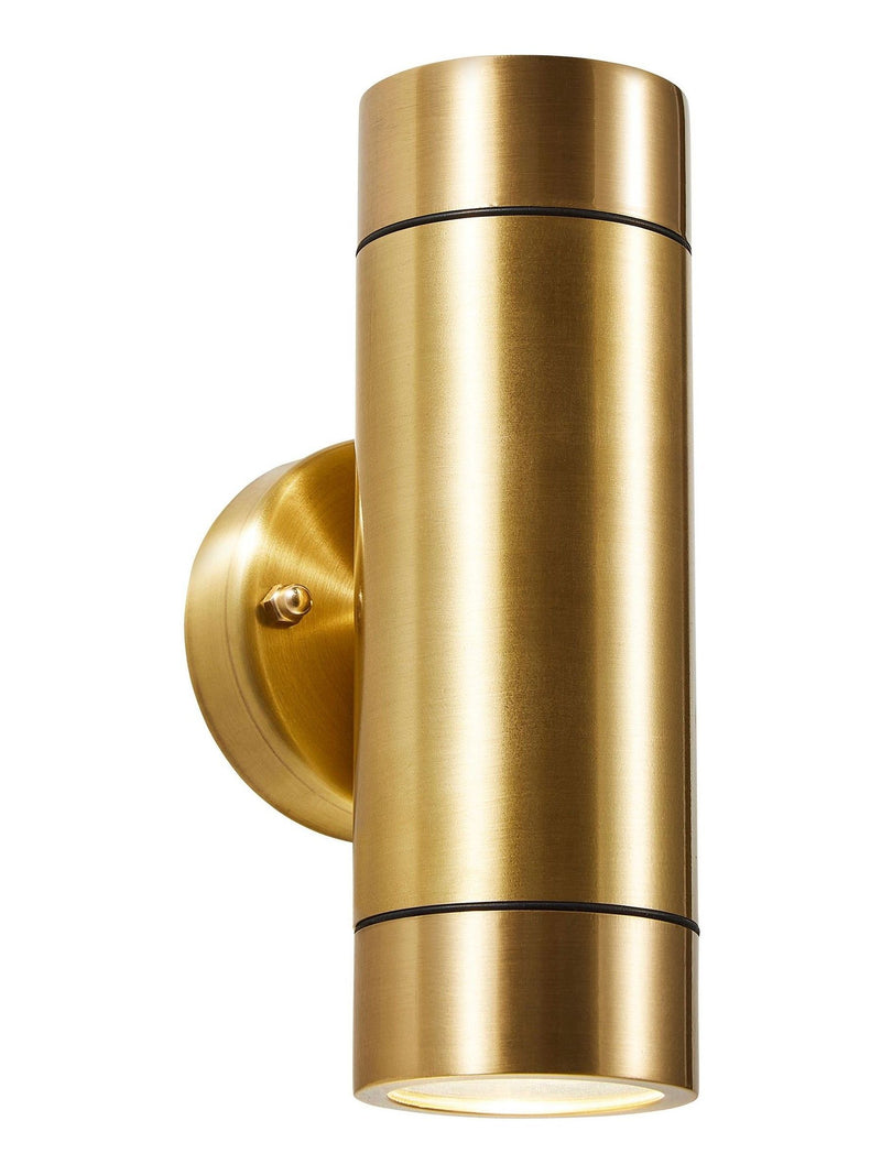 BHS outdoor wall light up down solid brass 2lt (British brand)