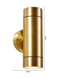 BHS outdoor wall light up down solid brass 2lt (British brand)