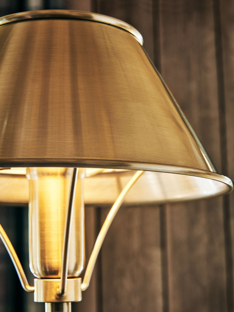 Hector Messing wiederaufladbare Tischlampe - Britisches Produkt