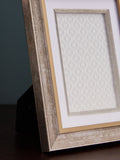 Silver Chic mounted photo frame (British brand)