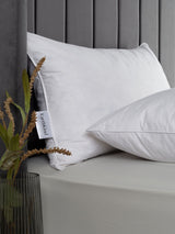 Next EarthKind Medium Back Sleeper Down White Pillow- Buy online at McGrocer