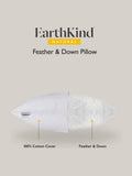 EarthKind medium down back sleeper pillow, UK version
