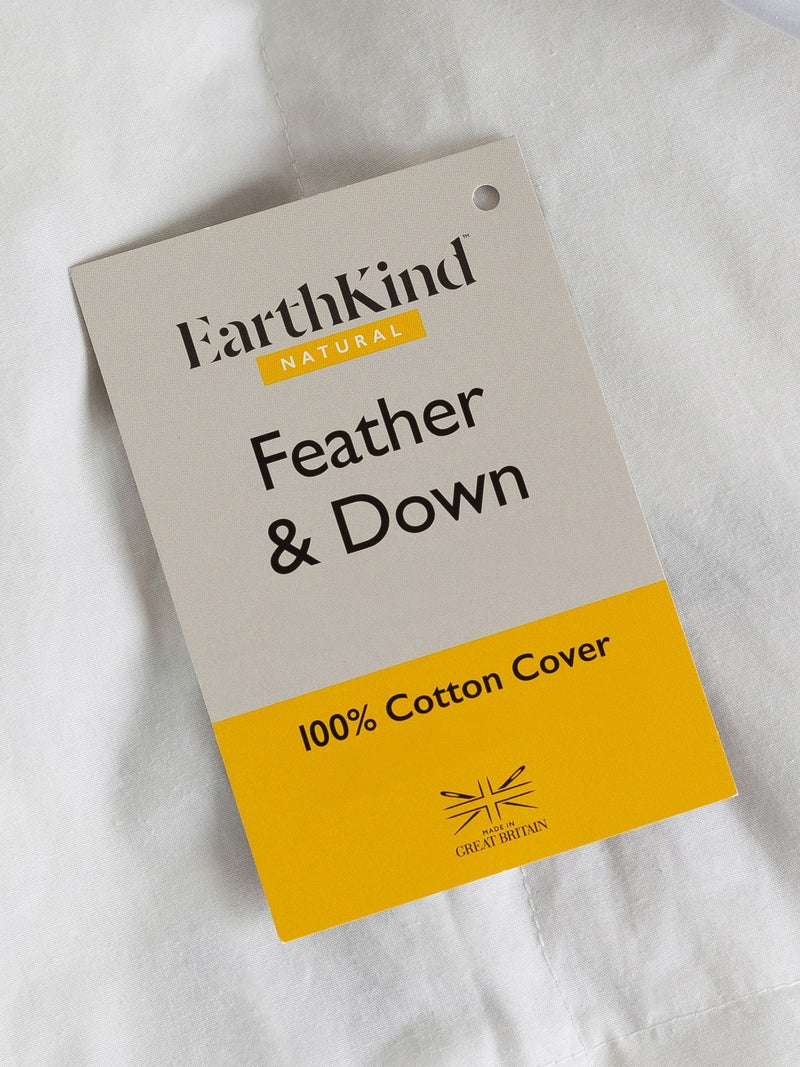 EarthKind medium down back sleeper pillow, UK version