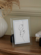 Next Silver Smoke Glass Photo Frame- Buy online at McGrocer
