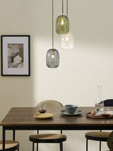 Next MADE.COM Lykke Green Multi 3 Light Cluster Chandelier Ceiling Light 100cm- Buy online at McGrocer