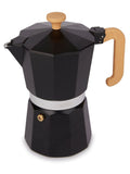 La Cafetière Black Venice 6 cup stovetop espresso maker, UK version