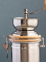 Next La Cafetière Silver Traditional Hand-Crank Coffee Grinder- Buy online at McGrocer