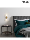 MADE.COM Wanda brass bathroom wall light, UK version